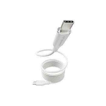 Cable USB-C a USB-C Magnético 240W, 1.5M, USB 2.0, Blanco
