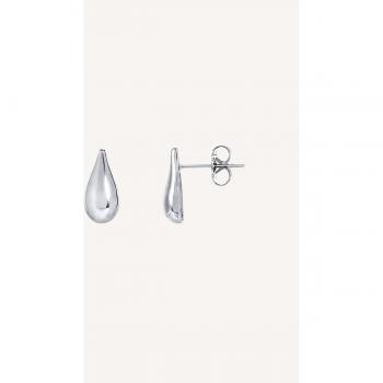 Pendientes Mini Drop chapados en plata de ley gota