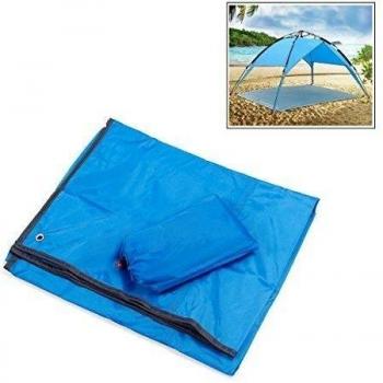 Netspower Estepilla de Picnic Almohada Mantel Cojines Manta Alfombra Colchón Colchonetas de Tienda Impermeable Portátil Plegable Almohadilla Multifucional Paño de Oxford para Acampada al Aire Libre - Azul