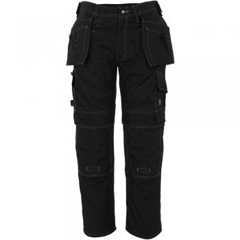Pantalones de Trabajo Mascot Ronda Craftsmen Negros con Bolsillos Colgantes Talla C50 (L30W34.5)