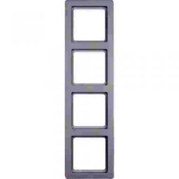 Berker Q1 Polar White 4-Gang Frame (10146089)