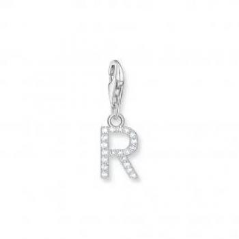 Women's Charms Charmista White Zirconia Letter R Charm Pendant 1955-051-14