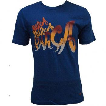 Camiseta de Manga Corta Hombre F.C. Barcelona Core Tee Azul L