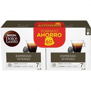 Nescafé Dolce Gusto Espresso Intenso - Pack de 3 cajas de 30 cápsulas