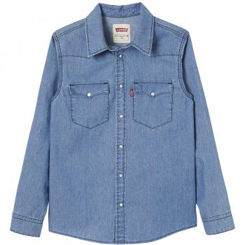Levi's kids Shirt NM12017, Blusa para Niños, Azul