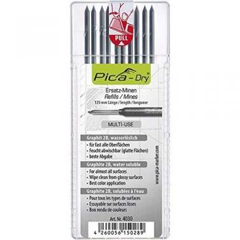 Estuche Pica 4030 con 10 minas de grafito Dry