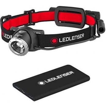 Linterna Frontal LED Recargable H8R con Powerbank Gratis