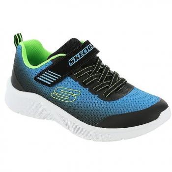 Zapatillas Deportivas Multideporte para Niños Skechers Microspec Zorva Negro/Azul/Lima Talla 30 EU
