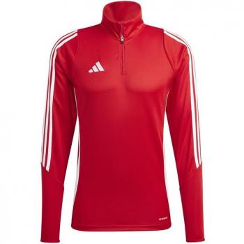 Adidas Tiro24 Men's Red Training Top with Half-Zip