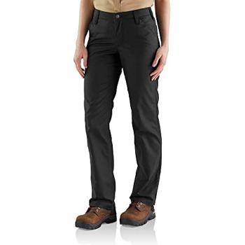 Carhartt Pantalones de trabajo Rugged Professional™ para mujer, Loose Fit, en lona, color negro (26)