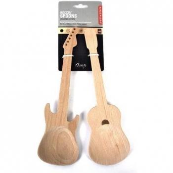 Rockin cuchara - cuchara de madera guitarras