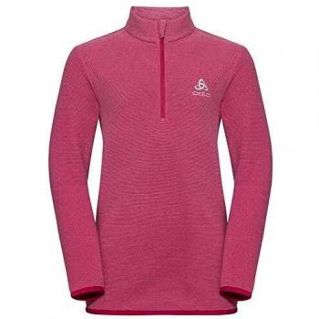Odlo Midlayer 1/2 Zip Royale Kids Stripe-Cerise/Sepia Rose/Stripes, Jersey Unisex para niños, 164