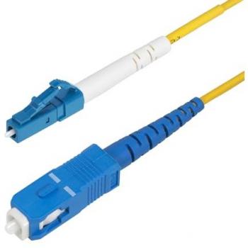 StarTech 5m LC to SC OS2 Singlemode Simplex Fiber Optic Cable - 9/125µm - 40G/100G LSZH