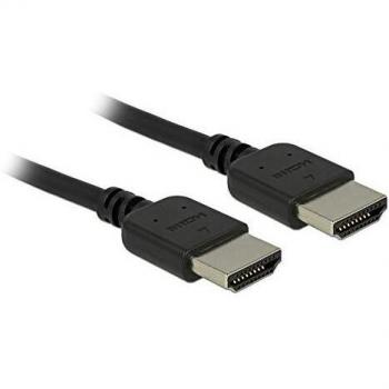Cable HDMI Premium 4K 60 Hz de 1 m, Tipo A, Negro, con soporte HDR, ARC y CEC 2.0