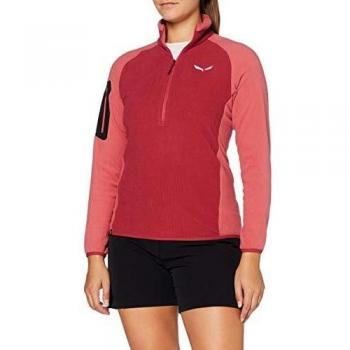 SALEWA puez plose 2 Pola de rlite Half Zip Sudadera, Otoño-Invierno, Mujer, Color cornell/1890, tamaño 38