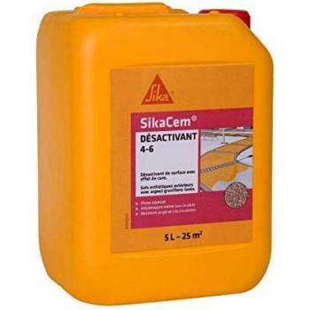 Desactivador de superficies Sika Cem 4-6 Blanco 5L
