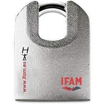 Ifam - 051205 - Candado de Acero y Niquel Modelo Hercules A Ka Llaves Iguales