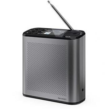 Radio Digital Portátil Sharp DR-P530 Osaka, DAB+, FM, Bluetooth 5.3, Pantalla Color 2.4, Alimentación USB-C o Batería de Litio Integrada, Altavoz Integrado