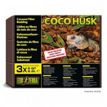 Sustrato de Fibra de Coco Exo Terra Pack 3 unidades 8.8 litros