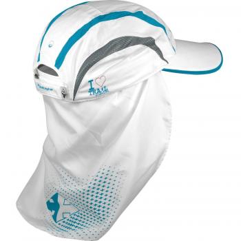 RAIDLIGHT - Raidlight GORRA SAHARIENNE WHITE/ELECTRIC BLUE - RDL-RA045U1210119