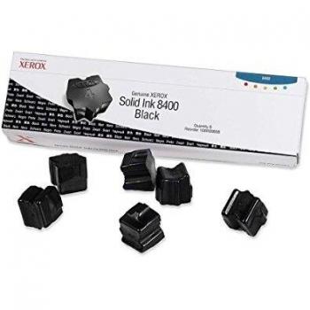 Xerox Original Black ColorStix Ink Cartridge for Phaser 8400 - 6 Pack, 6800 Pages