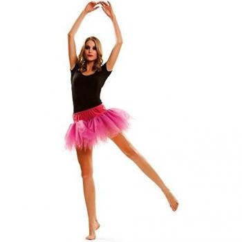 Tutu Picos Rosa 5 Capas con Volantes