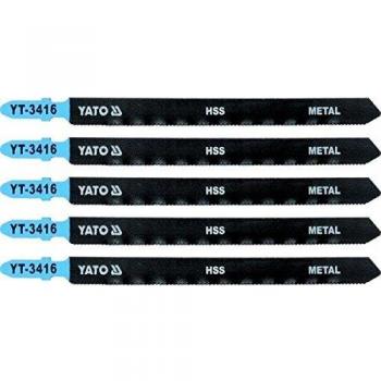 Kit de hojas de sierra Yato YT-3416, incluye 5 piezas para sierra de calar, sierra de marquetería y sierra recíproca