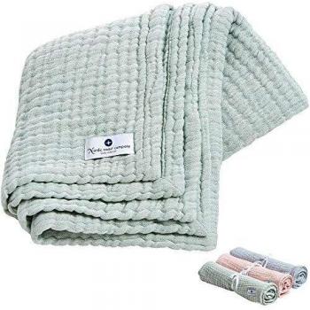 Manta de Muselina Mint 90 x 120 cm - Alta Calidad, Unisex, Ideal para Bebés