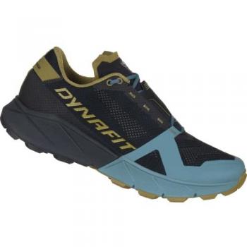 Dynafit Zapatillas de Trail Running Ultra 100, color negro azul marrón caqui, talla 40.5 EU, para hombre, en combinación de colores Army/Blueberry