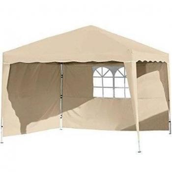 Vanage VG-9320 - Faltpavillon pabellón de aluminio stella incluido 2 uso compartido de páginas, color beige