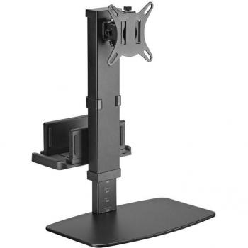 Aisens Soporte de Mesa Giratorio e Inclinable para TV/Monitor/Mini PC 17-32 con VESA 100x100, Carga Máxima 8Kg, Negro