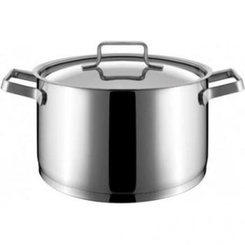 Pujadas Cacerola Alta con Tapa, 28 cm, Centimeters