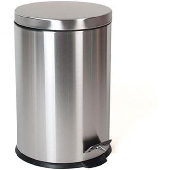 Papelera Inox 9 Litros Mate Assen