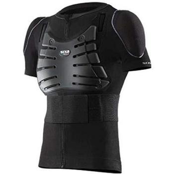 SIX2 Black - Camiseta protectora de MC unisex para adulto