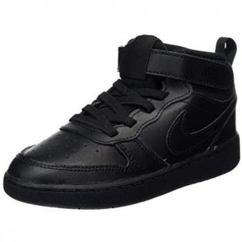 Nike Court Borough Mid 2 (TDV), Unisex Babies’ Basketball Shoe, Black/Black-Black, 9.5 Child UK (27 EU)