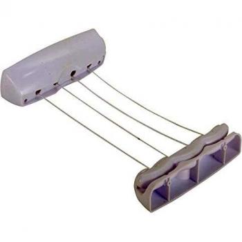 MSV TENDEDERO Extensible 4 LINEAS/Colgador, Polipropileno, Gris, 31.8x11.6x10.199999999999999 cm