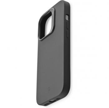 Funda de silicona para iPhone 15 - Cellular Line Sensation+ (negro)