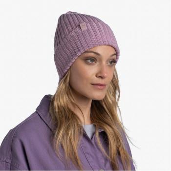Buff Knitted Norval Hat Pansy