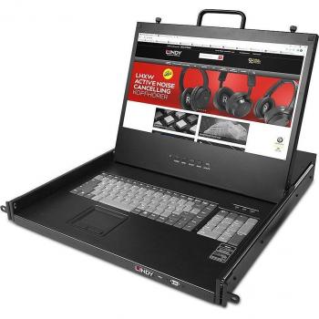 Lindy 17 Full HD KVM Console with HDMI, DisplayPort & VGA Connectivity