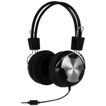 Arctic P402 - Auriculares de diadema abiertos, negro y plateado