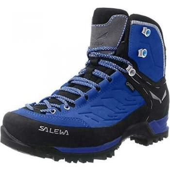 Salewa Women's WS MTN Trainer MID GTX High Rise Hiking Boots, Blue Marlin Alloy 2430, 3.5 UK