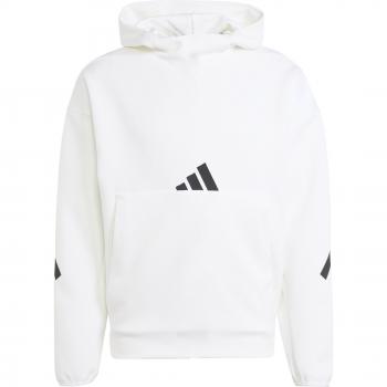 Sudadera con capucha Adidas Z.N.E. Blanca Hombre Talla XS - Poliéster Malla