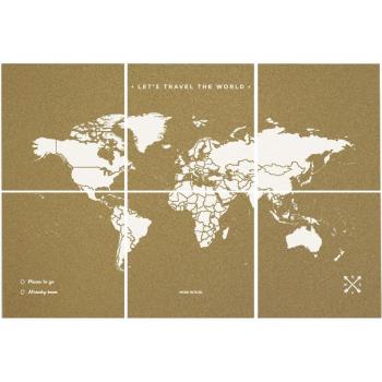 Puzzle Mapamundi XL blanco de Miss Wood
