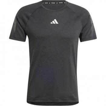 Camiseta de Entrenamiento Gym+ Brandlove Adidas Hombre Negro