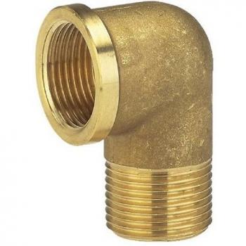 Conector de Cobre en Ángulo con Rosca Interna y Externa 42 mm (G 1 1/4)