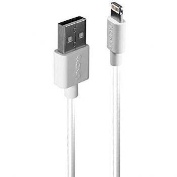 Lindy 0.5m USB to Lightning Cable, White