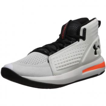 Under Armour Torch, Zapatos de Baloncesto para Hombre, Blanco White/Black 105, 45 EU