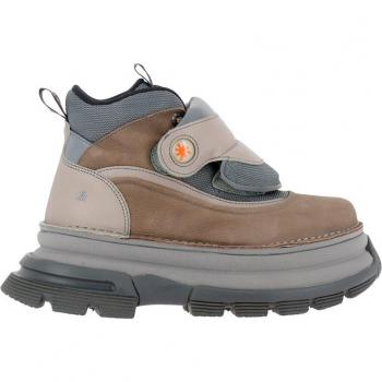 Botines de mujer de piel con autocierre - Art Botines 1643 MULTI LEATHER GREY/ ART CORE 2 para Mujer color Grey