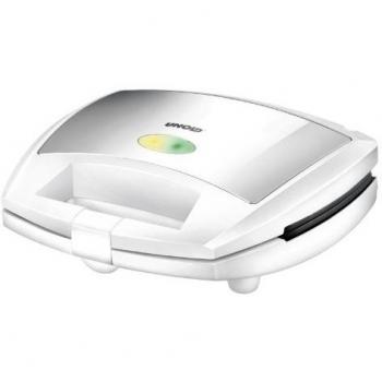 Unold 48421, 750 W, 230 V, Plástico, Acero inoxidable, 240 x 227 x 100 mm, Acero inoxidable, Blanco - Sandwichera