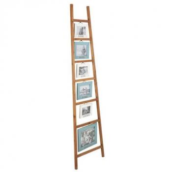 WANDERLUST DECO Porta Fotos de Madera - Elegante Solución para Recuerdos - 46x2.5x180 Cm